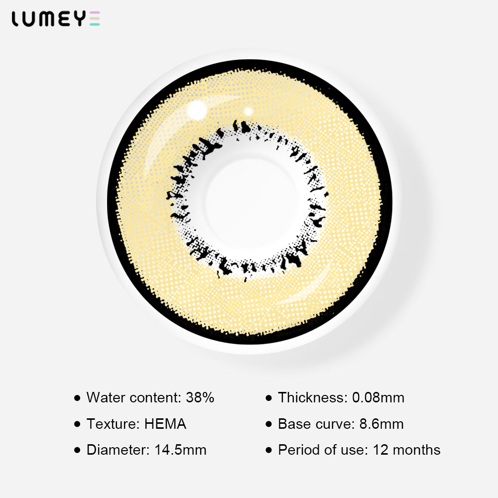 Best COLORED CONTACTS - LUMEYE Magic Brown Colored Contact Lenses - LUMEYE