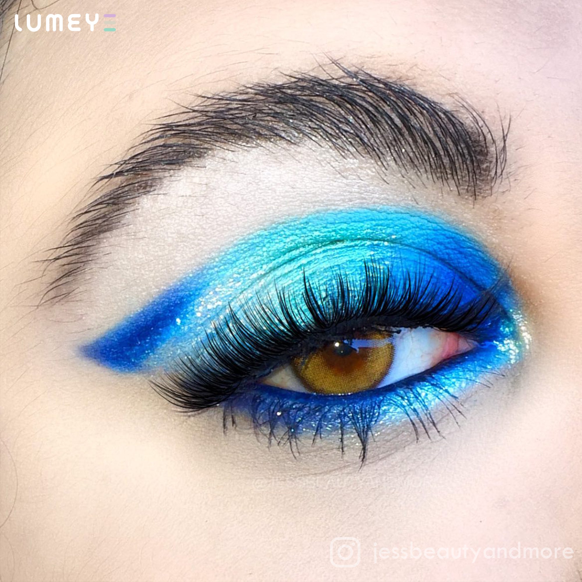 Best COLORED CONTACTS - LUMEYE Dawn Brown Colored Contact Lenses - LUMEYE