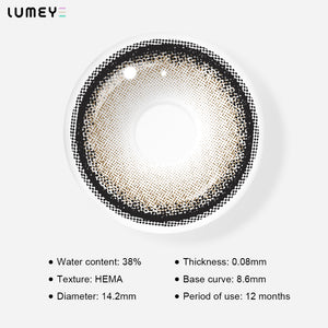 Best COLORED CONTACTS - LUMEYE Saturn Brown Colored Contact Lenses - LUMEYE