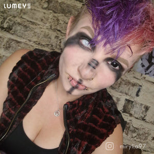 Best COLORED CONTACTS - LUMEYE Blind White Colored Contact Lenses - LUMEYE