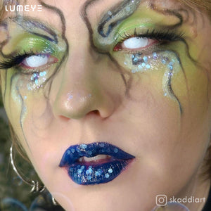 Best COLORED CONTACTS - LUMEYE Blind White Colored Contact Lenses - LUMEYE