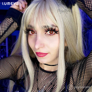 Best COLORED CONTACTS - LUMEYE Bloody Mary Red Colored Contact Lenses - LUMEYE