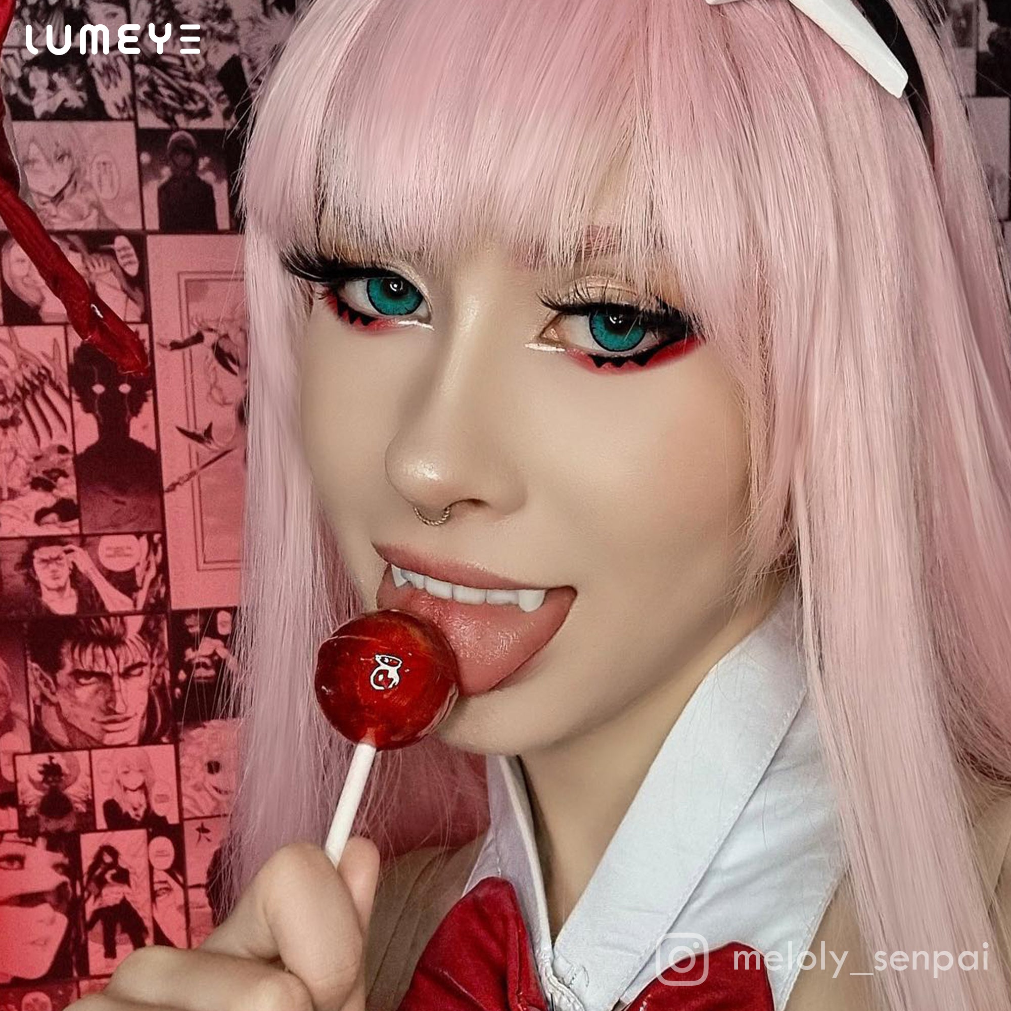 Best COLORED CONTACTS - LUMEYE Candy Melon Green Colored Contact Lenses - LUMEYE