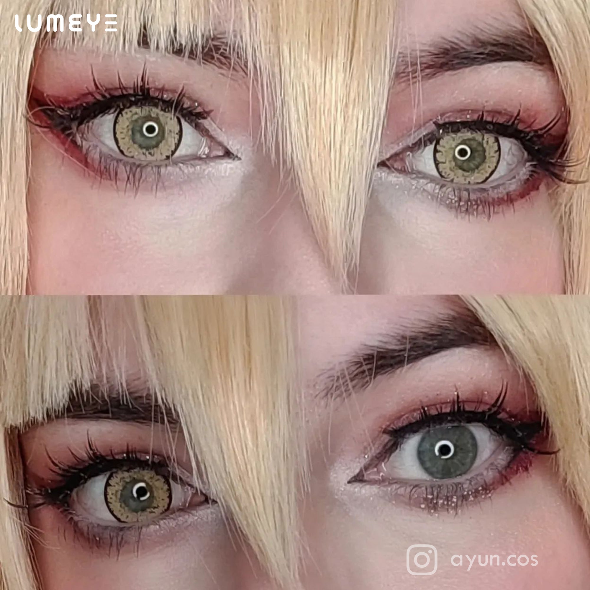 Best COLORED CONTACTS - LUMEYE Candy Peanut Butter Brown Colored Contact Lenses - LUMEYE