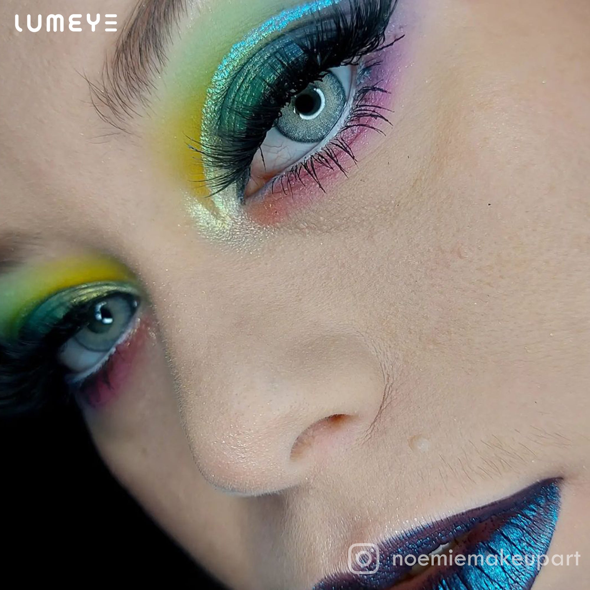 Best COLORED CONTACTS - LUMEYE Cappuccino Gray Colored Contact Lenses - LUMEYE