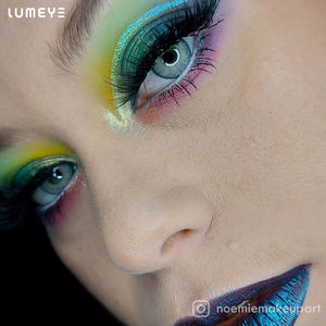 Best COLORED CONTACTS - LUMEYE Cappuccino Gray Colored Contact Lenses - LUMEYE