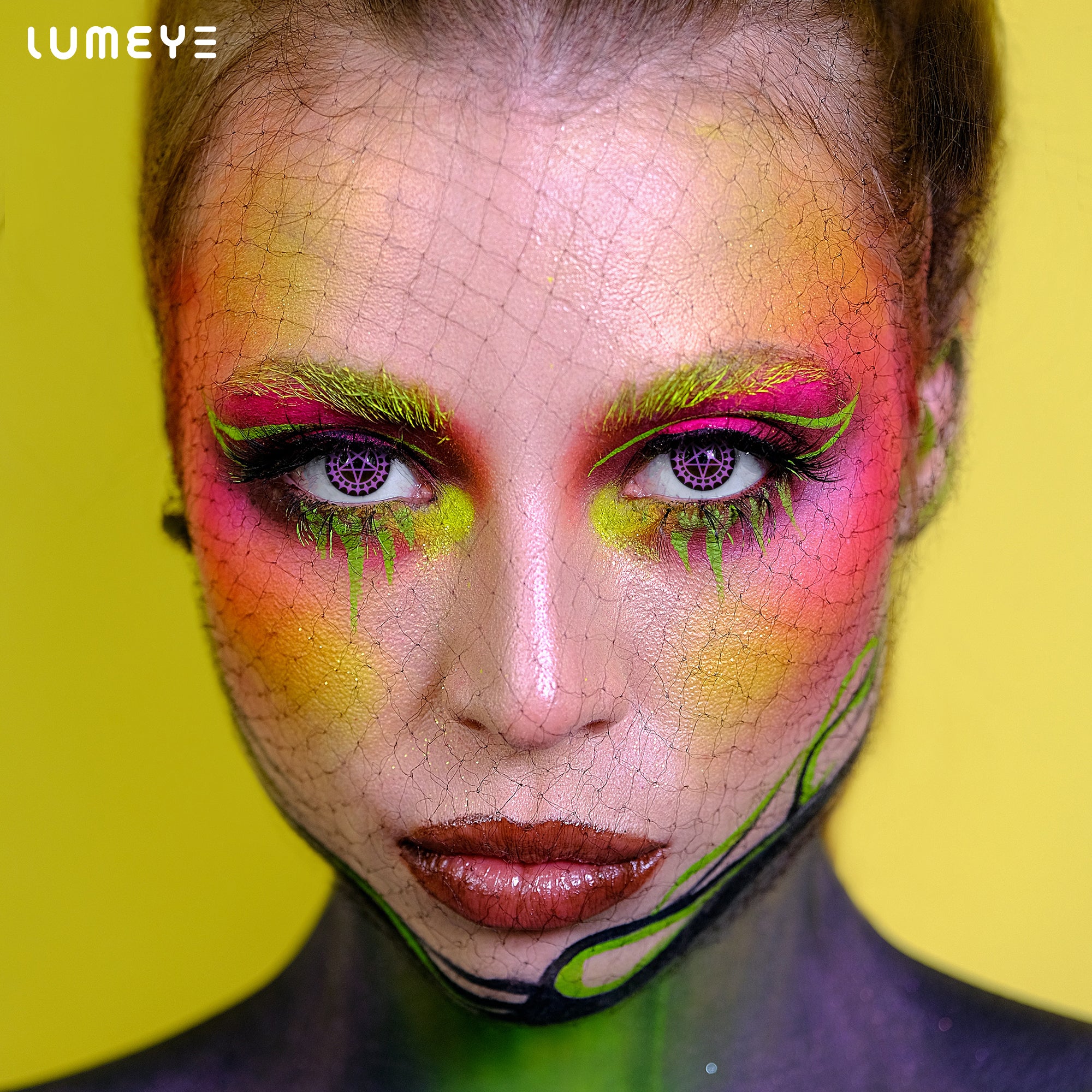 Best COLORED CONTACTS - LUMEYE Ciel's Contract Purple Colored Contact Lenses - LUMEYE