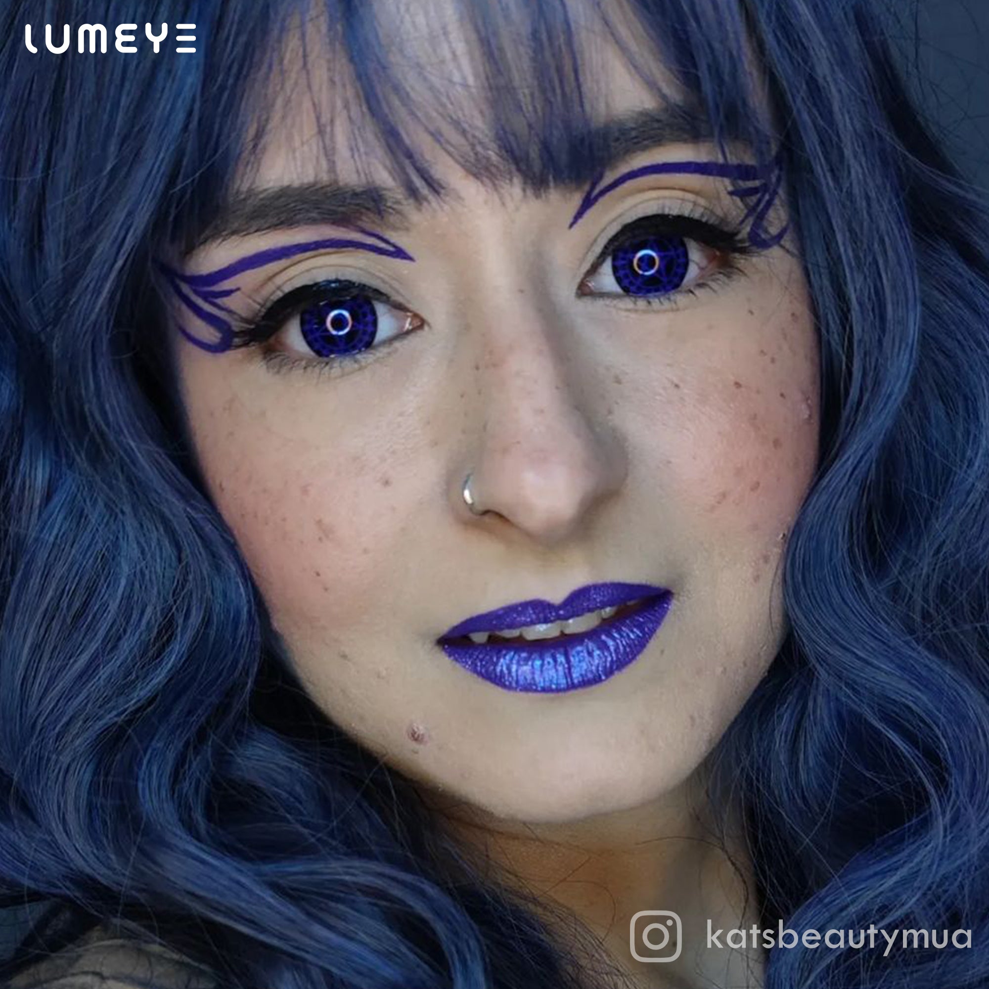 Best COLORED CONTACTS - LUMEYE Ciel's Contract Purple Colored Contact Lenses - LUMEYE