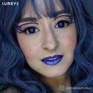 Best COLORED CONTACTS - LUMEYE Ciel's Contract Purple Colored Contact Lenses - LUMEYE