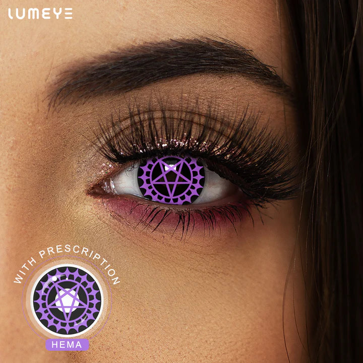 Best COLORED CONTACTS - LUMEYE Ciel's Contract Purple Colored Contact Lenses - LUMEYE