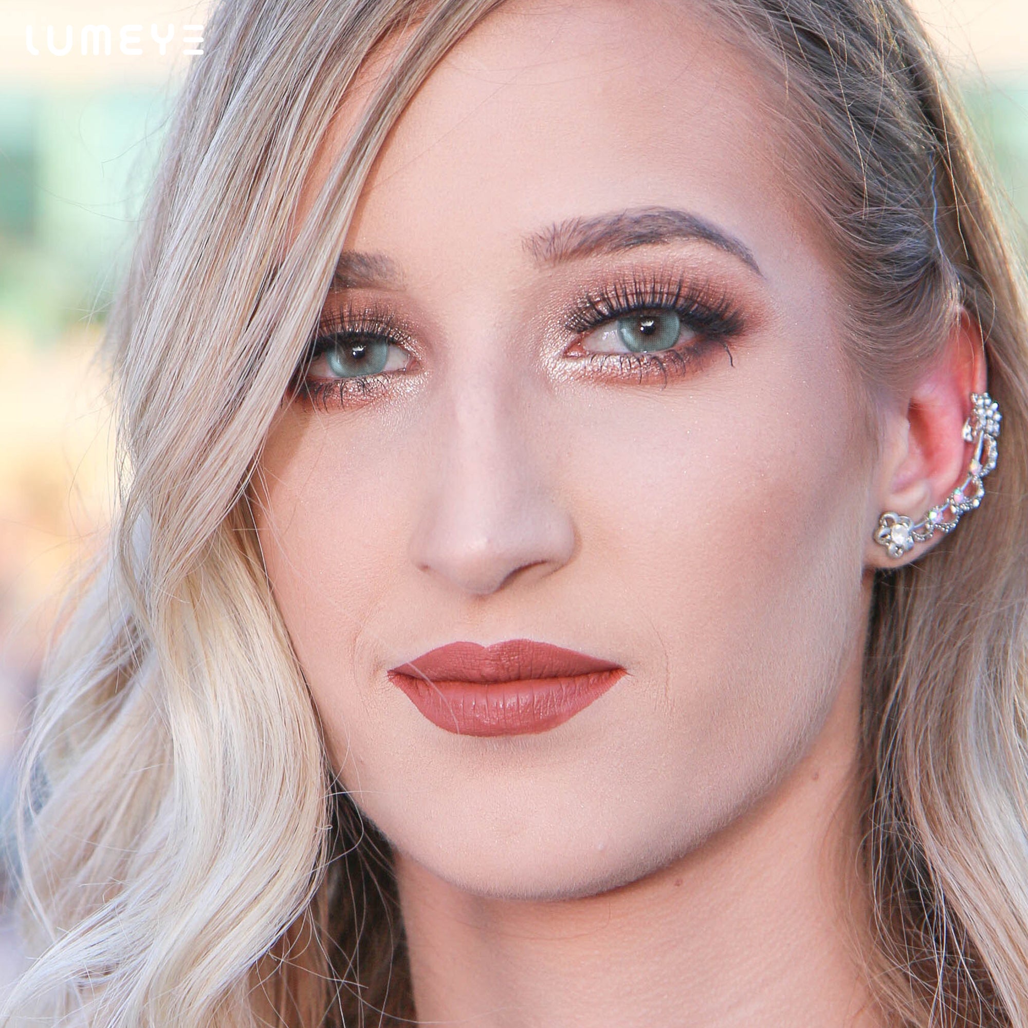 Best COLORED CONTACTS - LUMEYE Clear Blue Colored Contact Lenses - LUMEYE