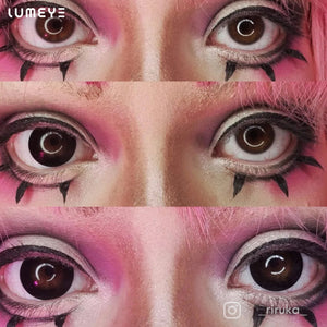 Best COLORED CONTACTS - LUMEYE Dahlia Black Colored Contact Lenses - LUMEYE