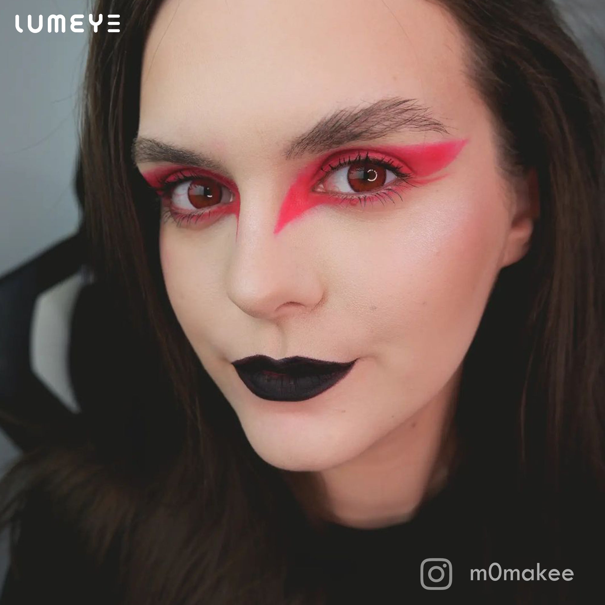 Best COLORED CONTACTS - LUMEYE Demon Red Colored Contact Lenses - LUMEYE