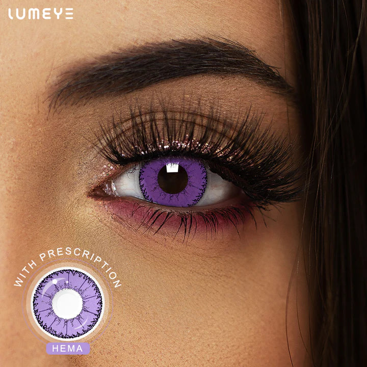 Best COLORED CONTACTS - LUMEYE Demon Purple Colored Contact Lenses - LUMEYE