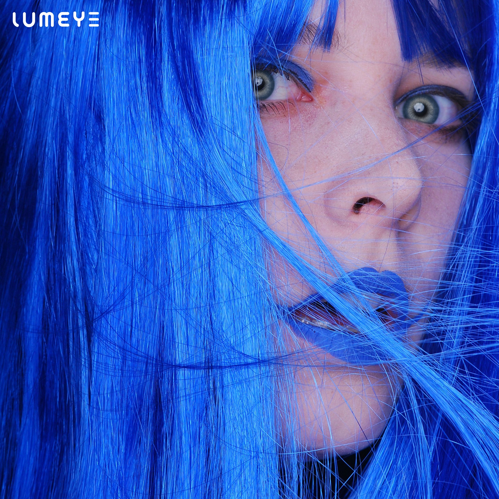 Best COLORED CONTACTS - LUMEYE Dia Blue Colored Contact Lenses - LUMEYE
