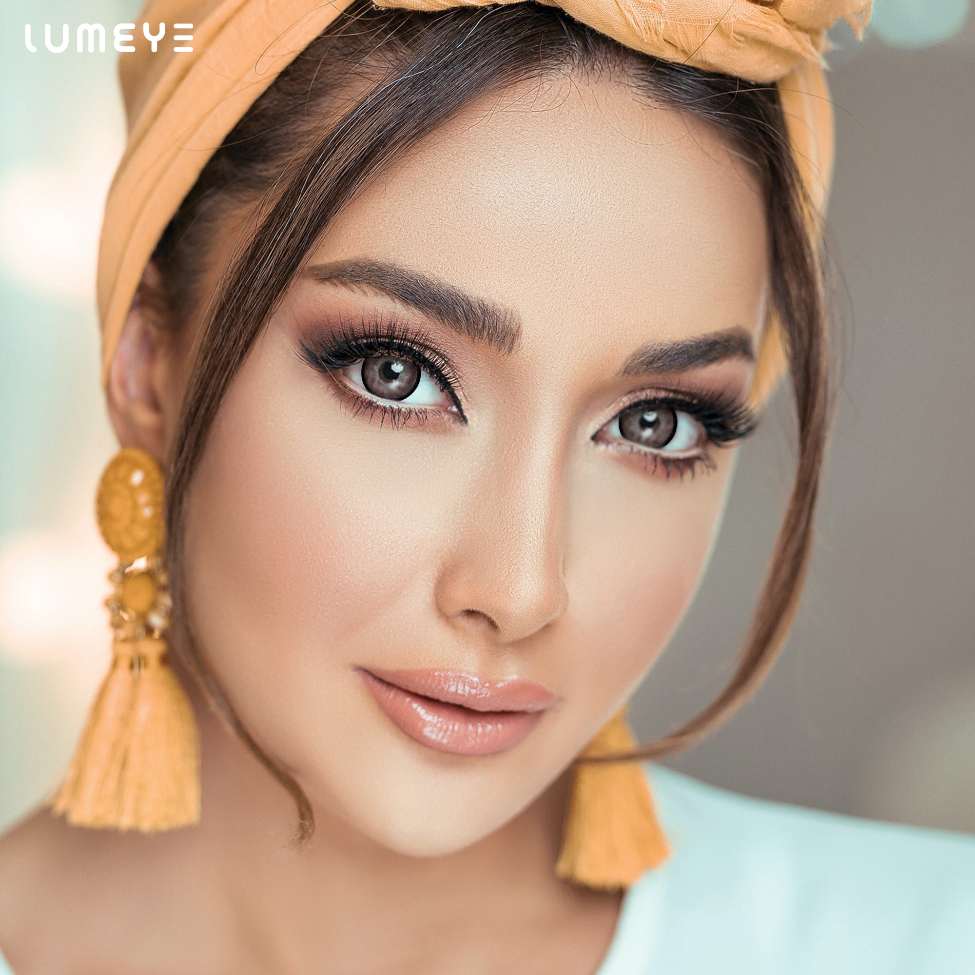 Best COLORED CONTACTS - LUMEYE Dolly Brown Colored Contact Lenses - LUMEYE