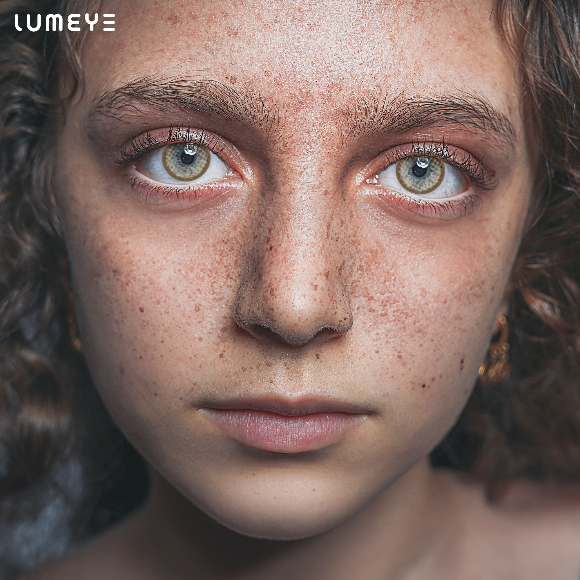 Best COLORED CONTACTS - LUMEYE Dolly Orange Colored Contact Lenses - LUMEYE