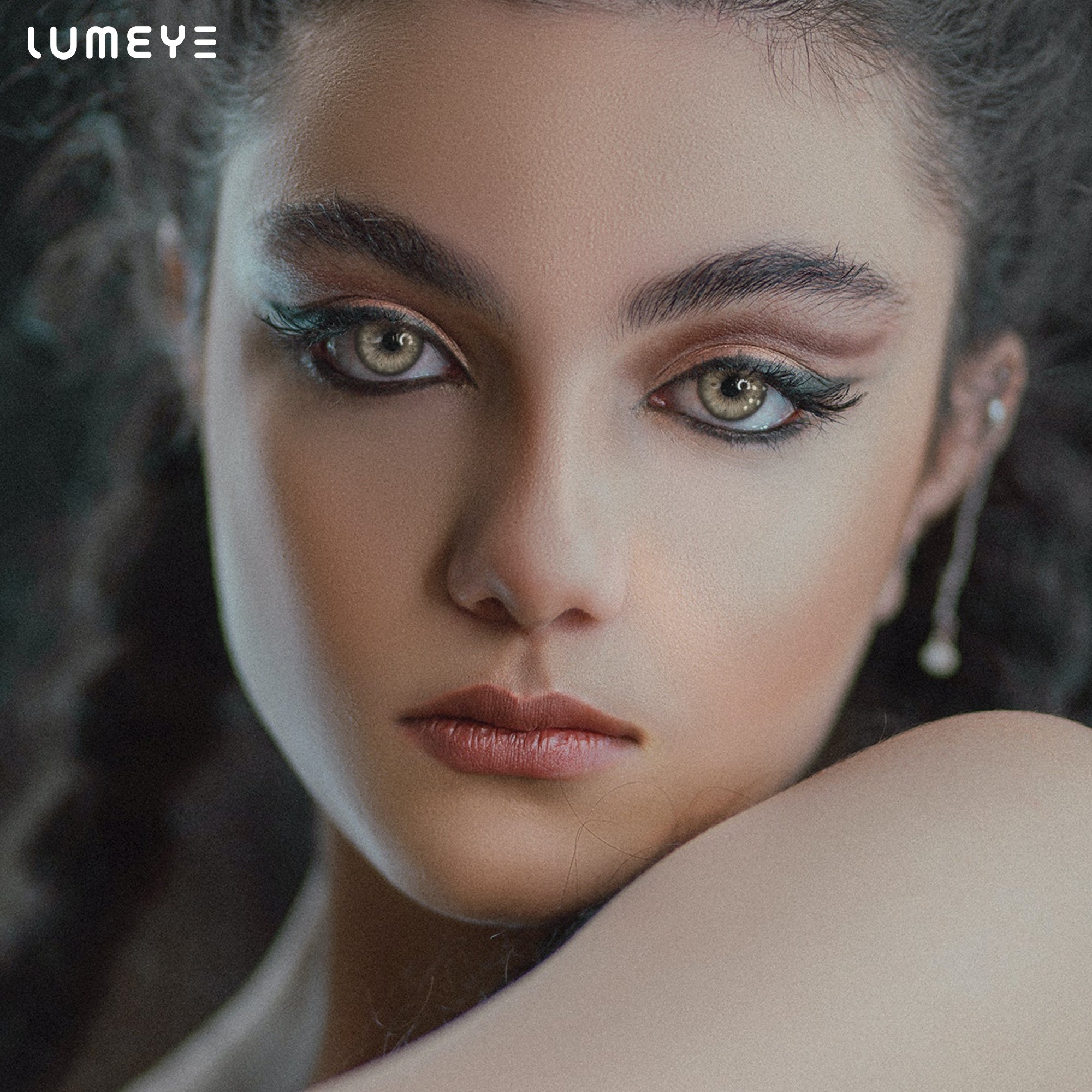 Best COLORED CONTACTS - LUMEYE Dot Brown Colored Contact Lenses - LUMEYE