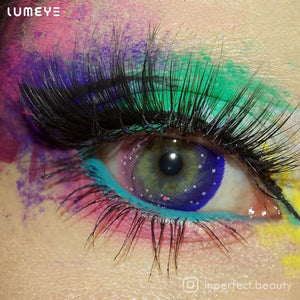 Best COLORED CONTACTS - LUMEYE Dreamy Galaxy Pink Colored Contact Lenses - LUMEYE