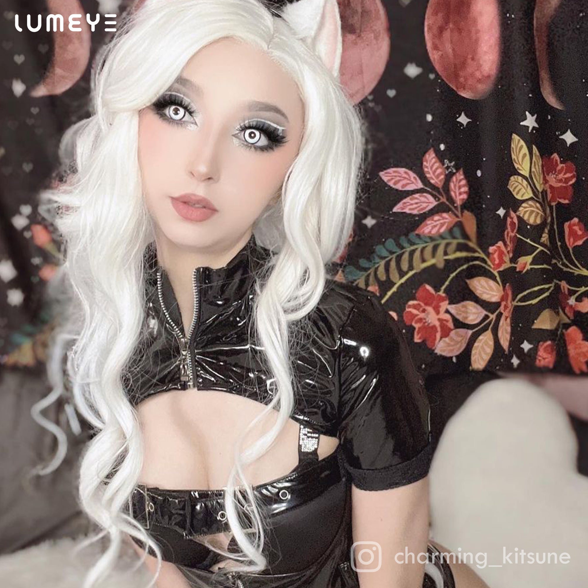 Best COLORED CONTACTS - LUMEYE Edged Zombie Curse White Colored Contact Lenses - LUMEYE