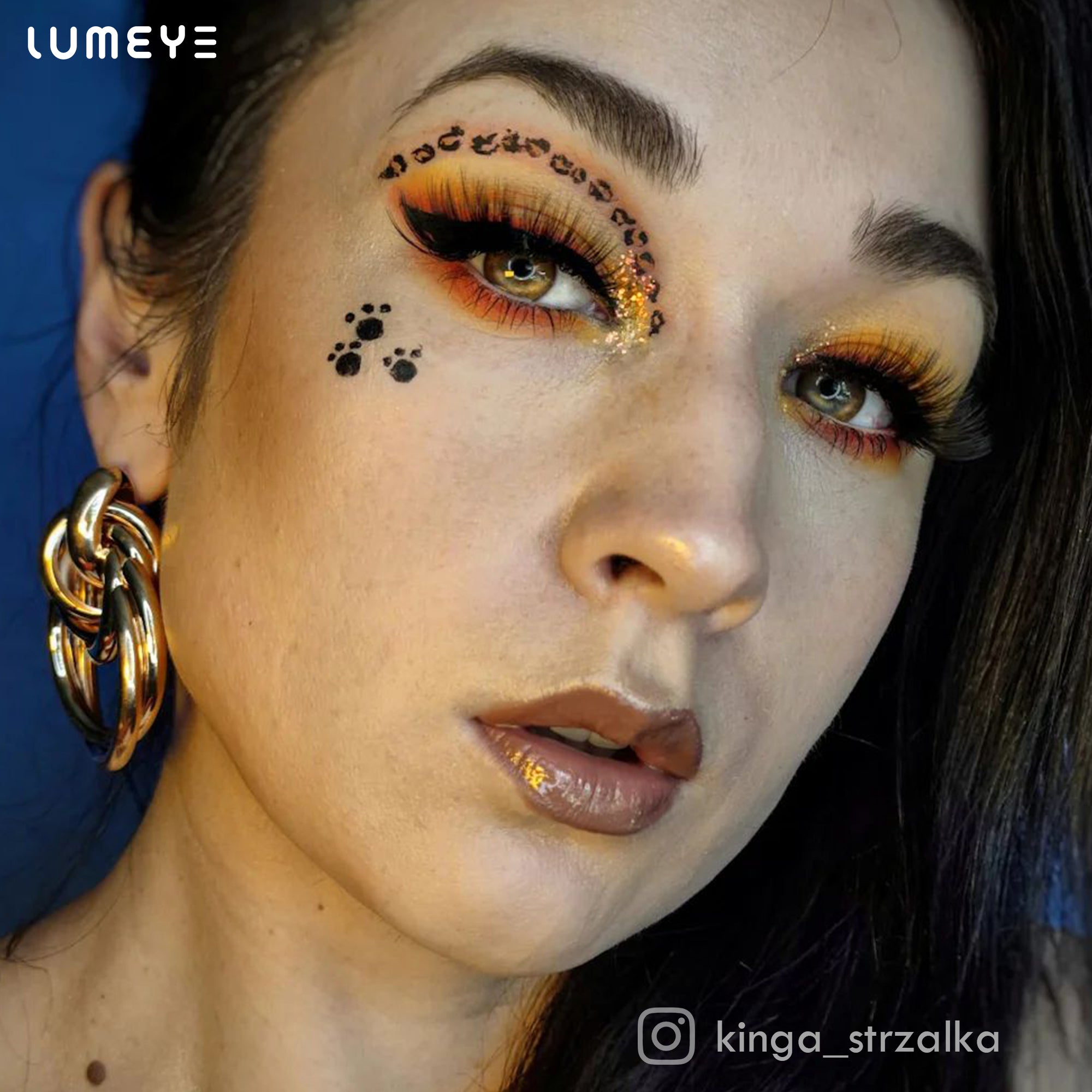 Best COLORED CONTACTS - LUMEYE Eggie Yellow Brown Colored Contact Lenses - LUMEYE