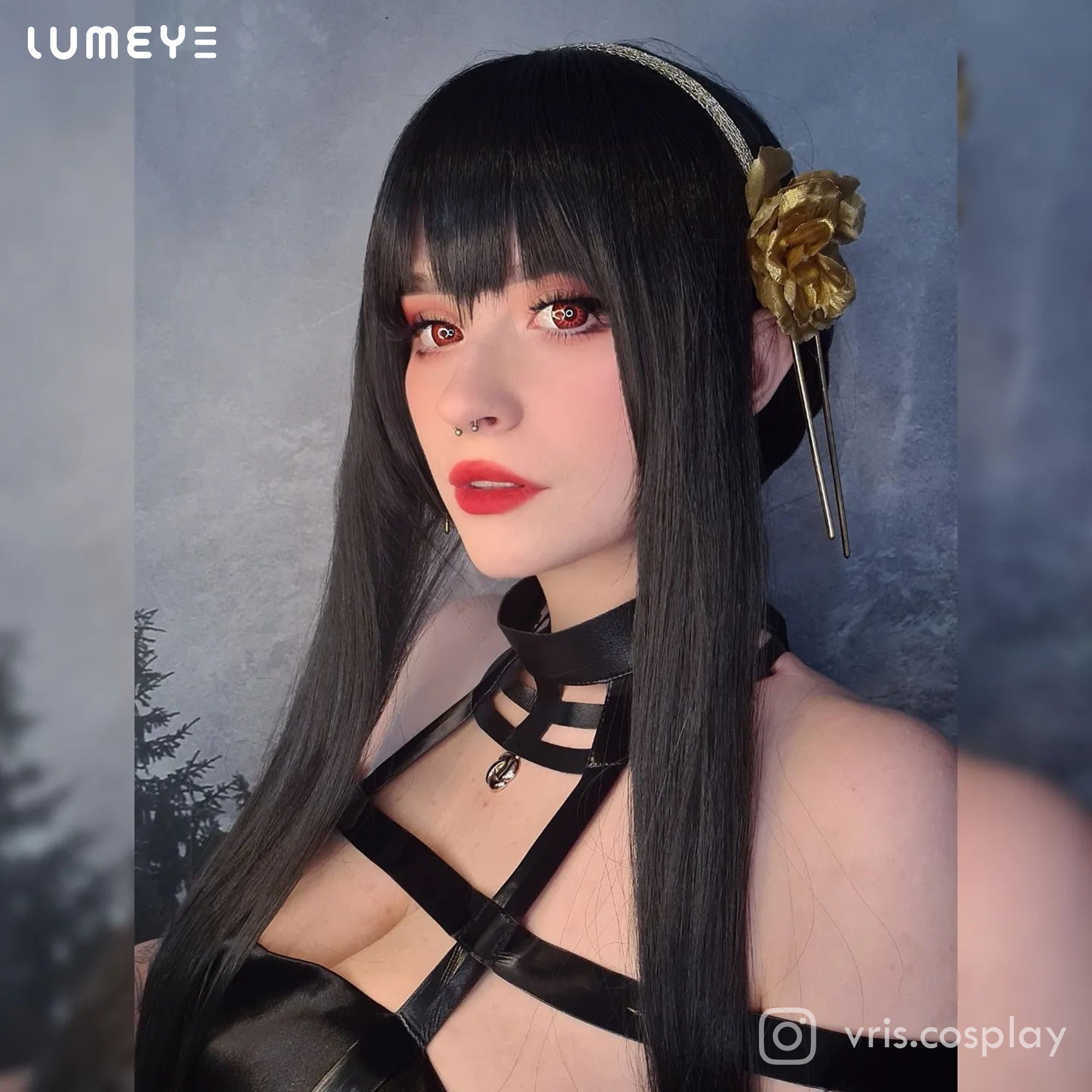 Best COLORED CONTACTS - LUMEYE Elf Red Colored Contact Lenses - LUMEYE