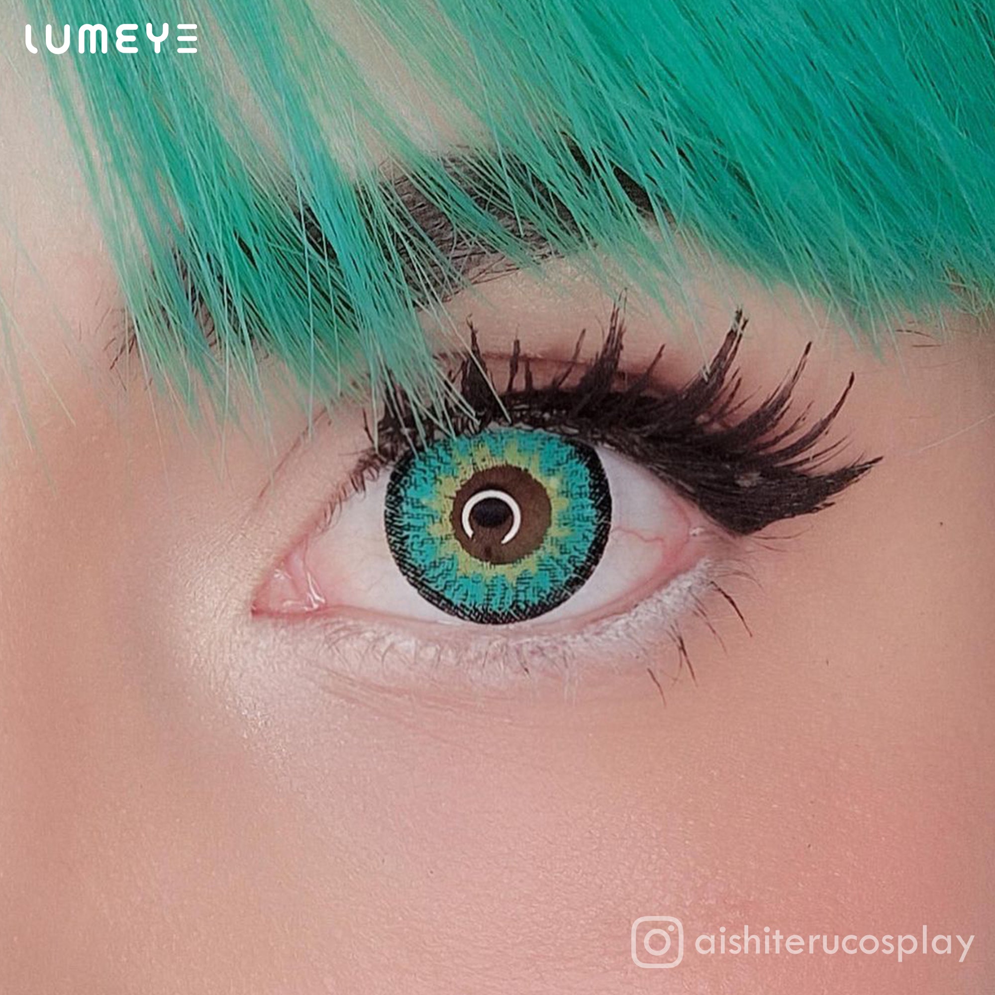 Best COLORED CONTACTS - LUMEYE Elf Green Colored Contact Lenses - LUMEYE