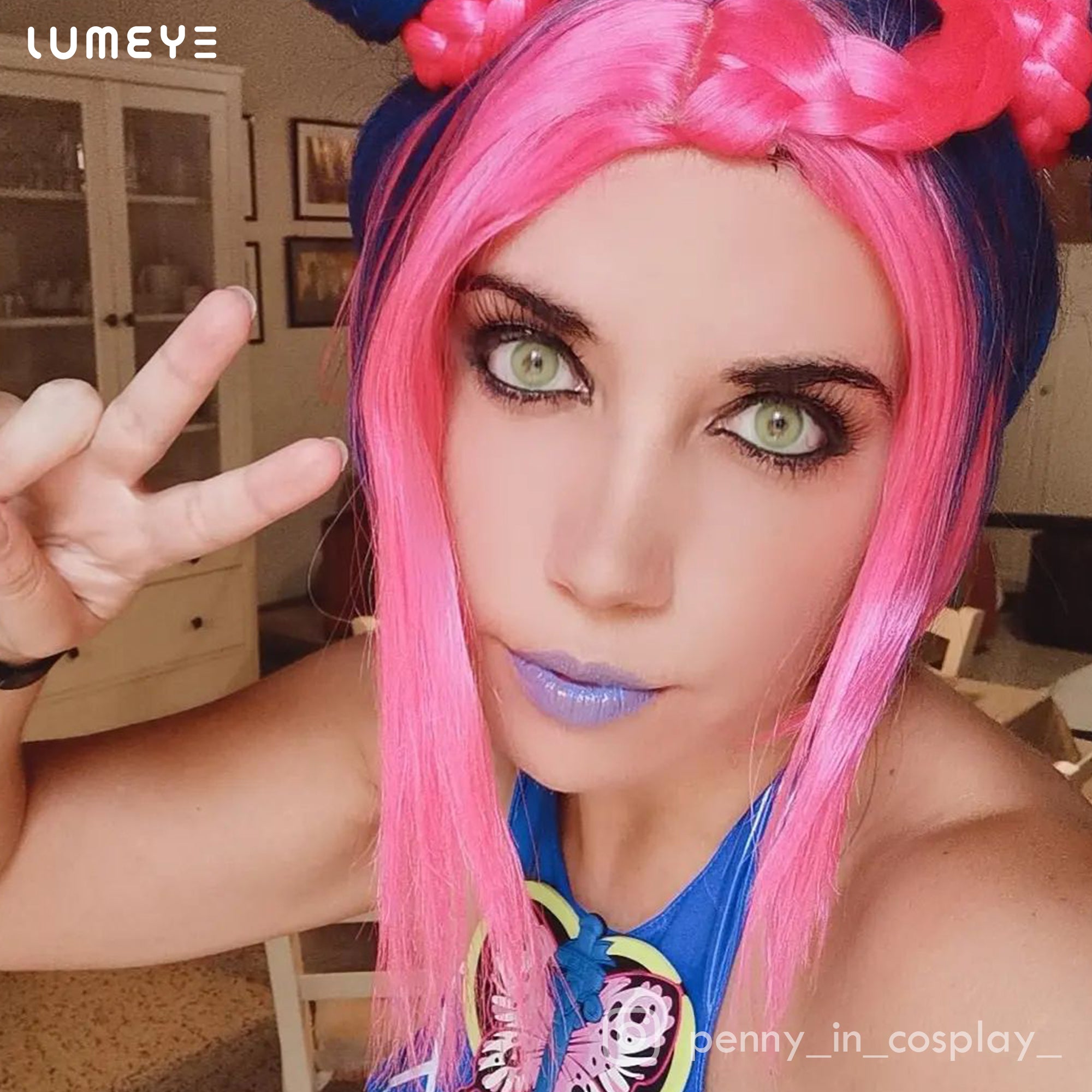 Best COLORED CONTACTS - LUMEYE Exotic Green Colored Contact Lenses - LUMEYE