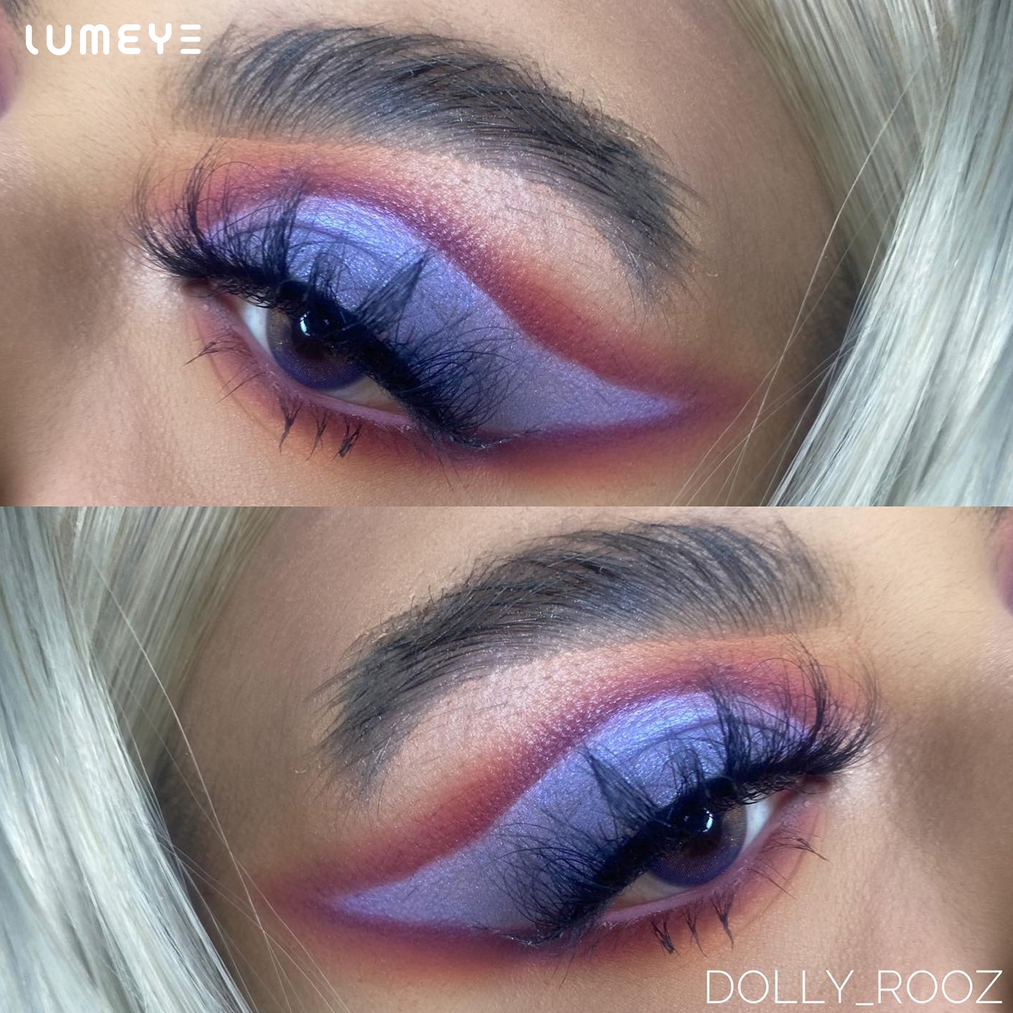 Best COLORED CONTACTS - LUMEYE Fairy Dust Purple Colored Contact Lenses - LUMEYE