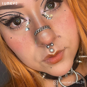 Best COLORED CONTACTS - LUMEYE Fairy Swamp Green Colored Contact Lenses - LUMEYE