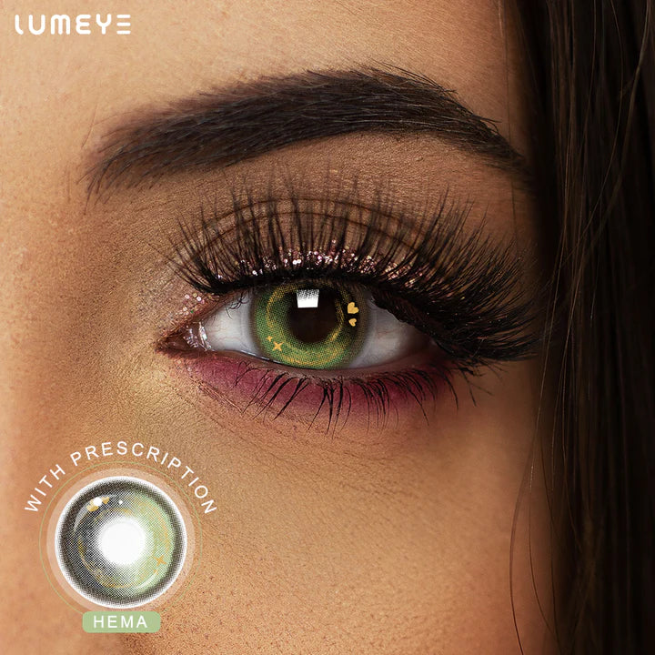 Best COLORED CONTACTS - LUMEYE Fairy Swamp Green Colored Contact Lenses - LUMEYE