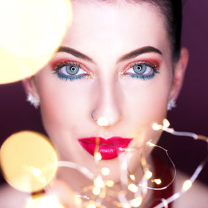 Best COLORED CONTACTS - LUMEYE Glowing Sunset Blue Colored Contact Lenses - LUMEYE