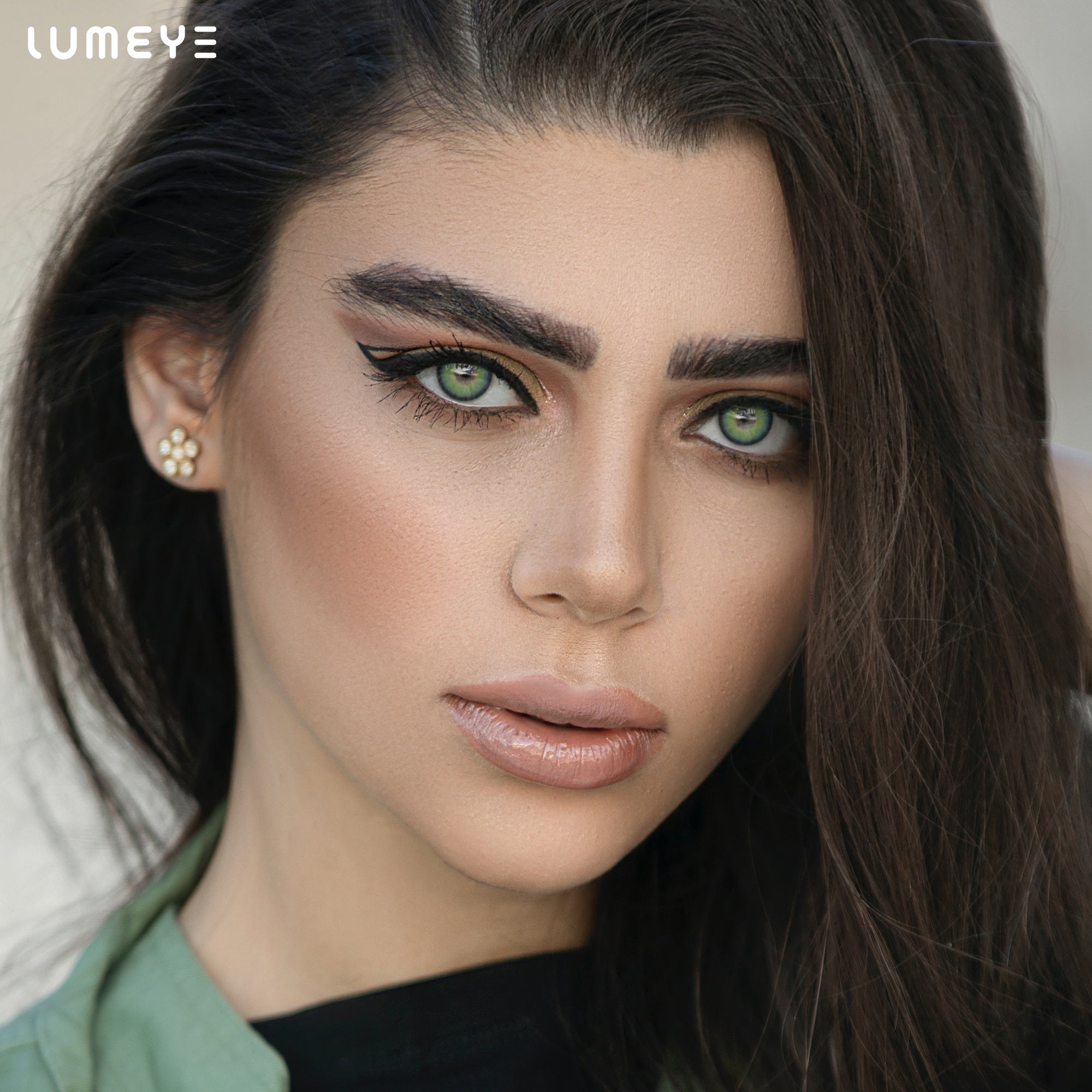 Best COLORED CONTACTS - LUMEYE Himalaya Blue Colored Contact Lenses - LUMEYE