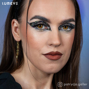 Best COLORED CONTACTS - LUMEYE Himalaya Brown Colored Contact Lenses - LUMEYE
