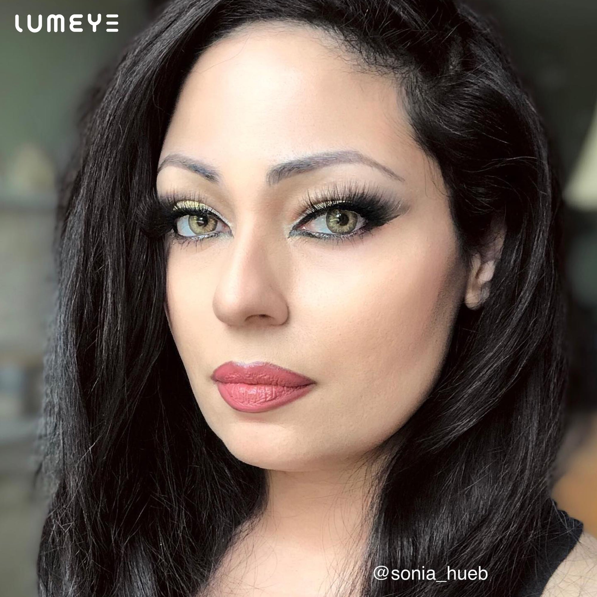 Best COLORED CONTACTS - LUMEYE Himalaya Brown Colored Contact Lenses - LUMEYE