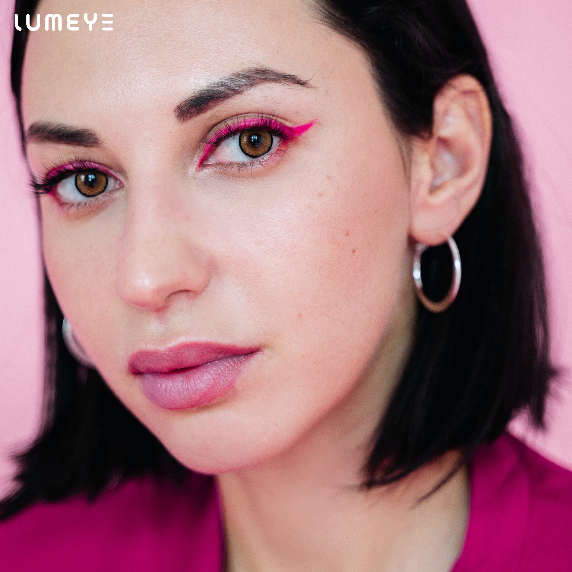 Best COLORED CONTACTS - LUMEYE Holy Brown Colored Contact Lenses - LUMEYE