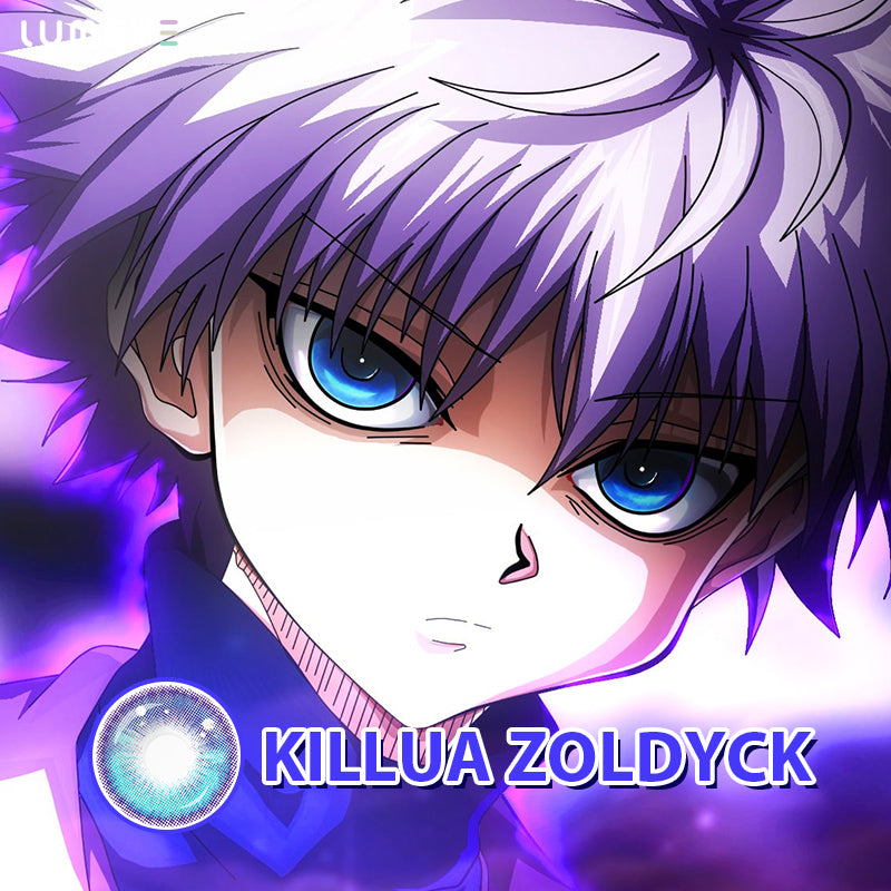 Best COLORED CONTACTS - Hunter x Hunter - LUMEYE Killua Zoldyck Colored Contact Lenses - LUMEYE