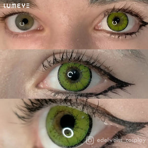 Best COLORED CONTACTS - LUMEYE Kise Ryota Yellow Colored Contact Lenses - LUMEYE