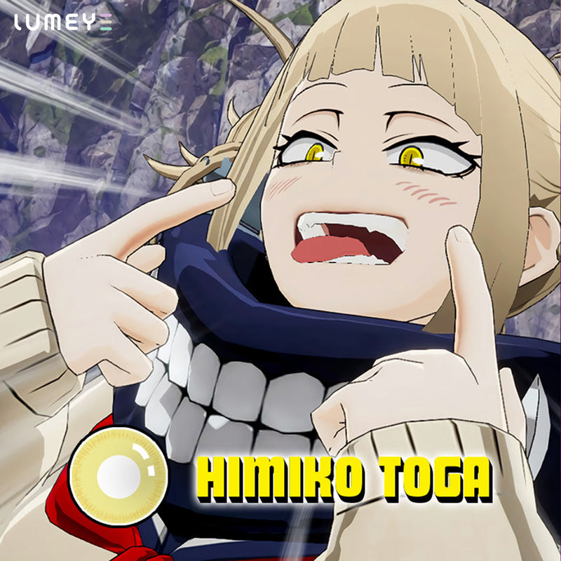 Best COLORED CONTACTS - My Hero Academia - LUMEYE Himiko Toga Colored Contact Lenses - LUMEYE