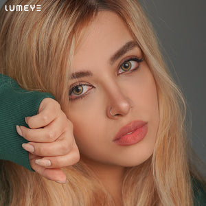 Best COLORED CONTACTS - LUMEYE Lollipop Brown Colored Contact Lenses - LUMEYE