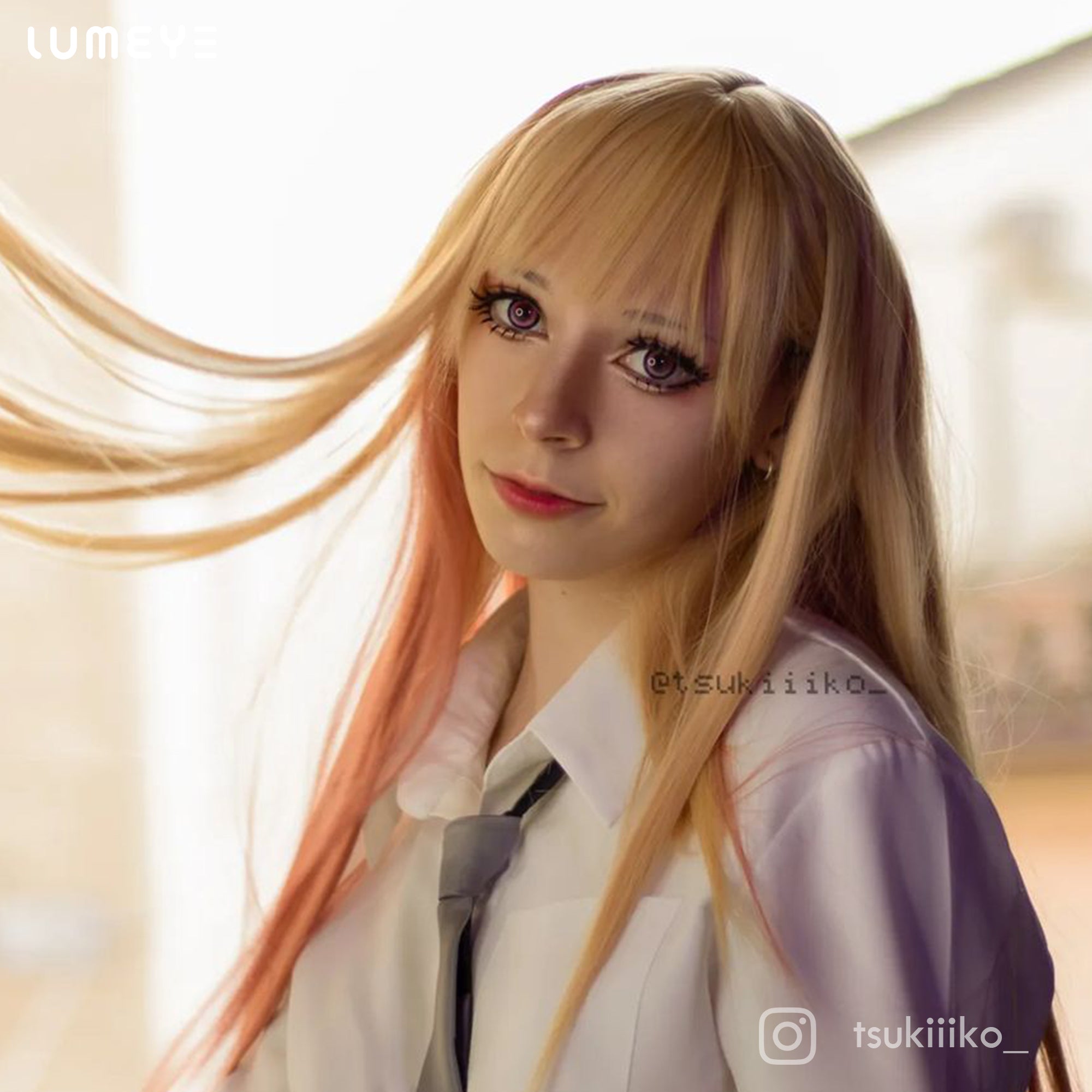 Best COLORED CONTACTS - LUMEYE Lollipop Pink Colored Contact Lenses - LUMEYE
