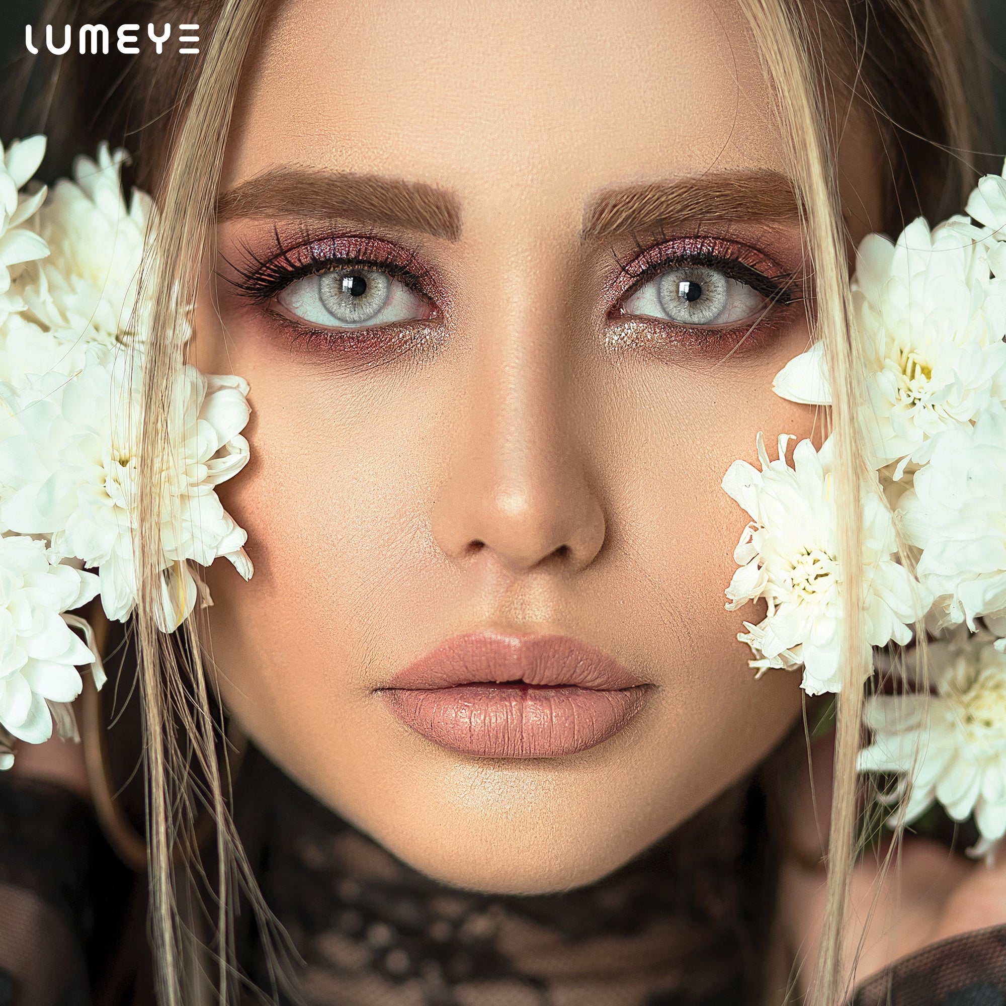 Best COLORED CONTACTS - LUMEYE Meteor Gray Colored Contact Lenses - LUMEYE