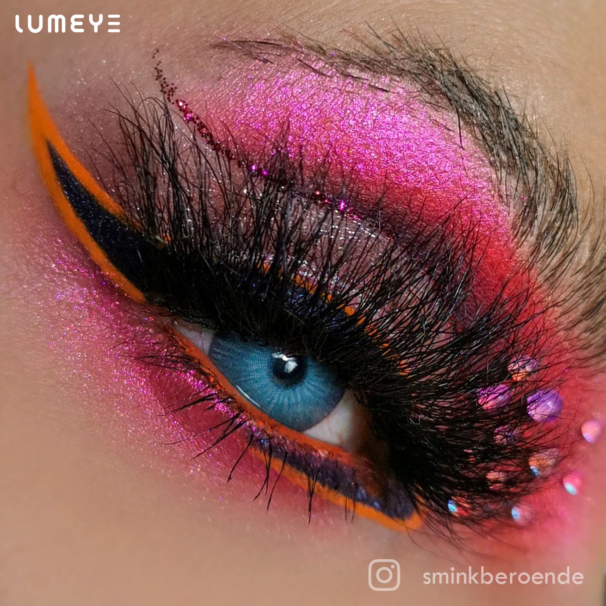 Best COLORED CONTACTS - LUMEYE Modern New York Blue Colored Contact Lenses - LUMEYE
