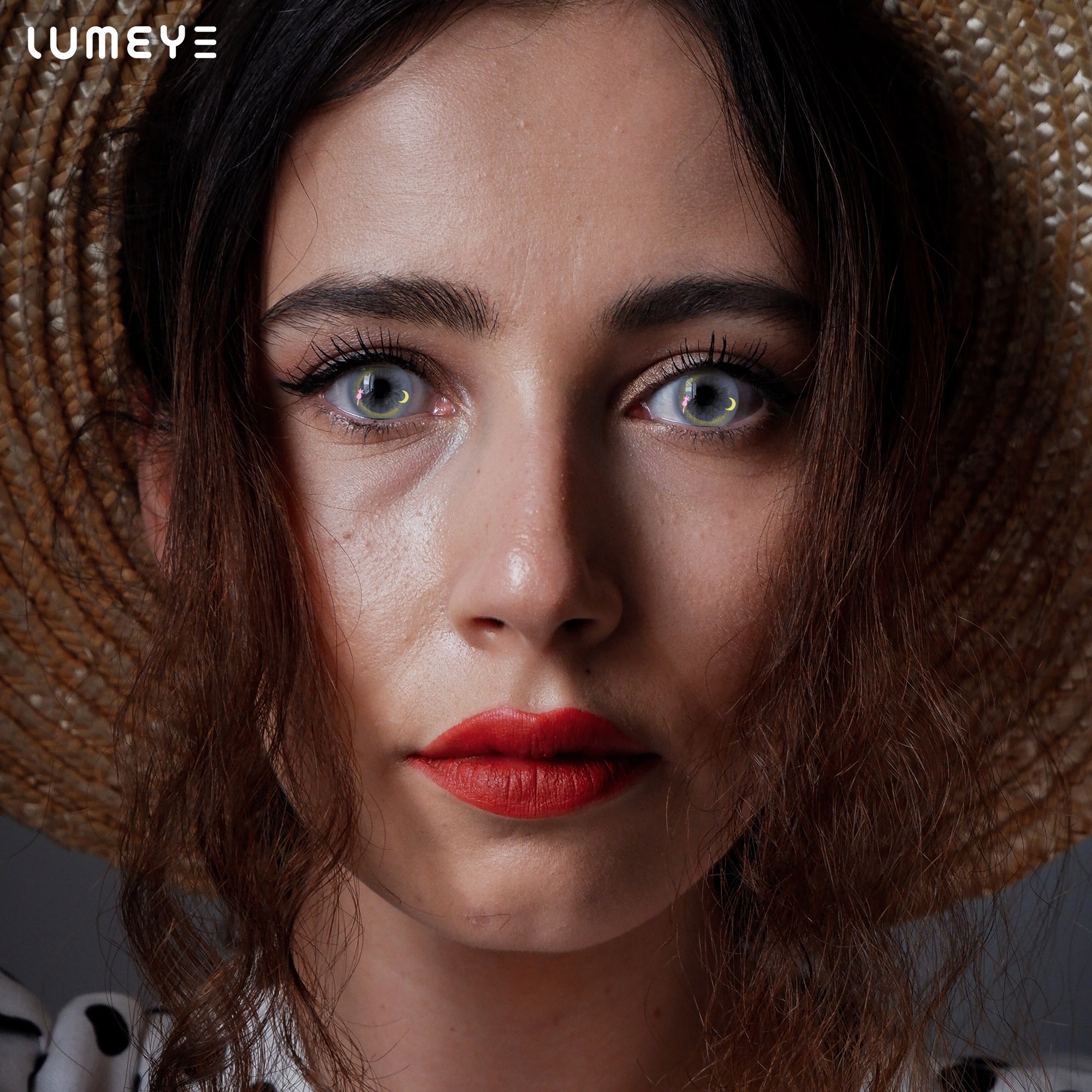 Best COLORED CONTACTS - LUMEYE Moon Cat Gray Colored Contact Lenses - LUMEYE