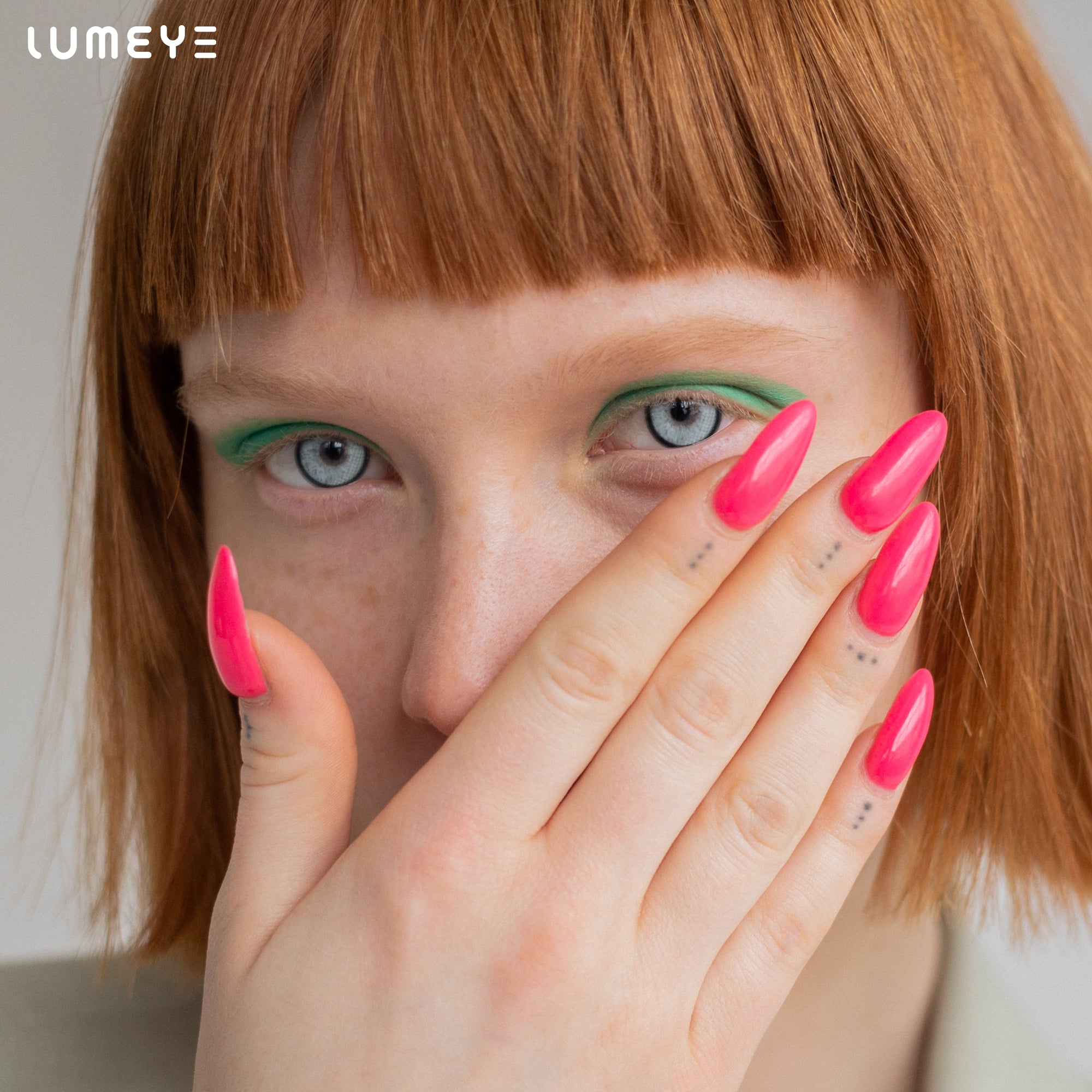 Best COLORED CONTACTS - LUMEYE Moonlight Blue Colored Contact Lenses - LUMEYE