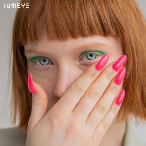 Best COLORED CONTACTS - LUMEYE Moonlight Blue Colored Contact Lenses - LUMEYE