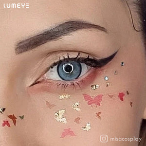 Best COLORED CONTACTS - LUMEYE Moonlight Blue Colored Contact Lenses - LUMEYE