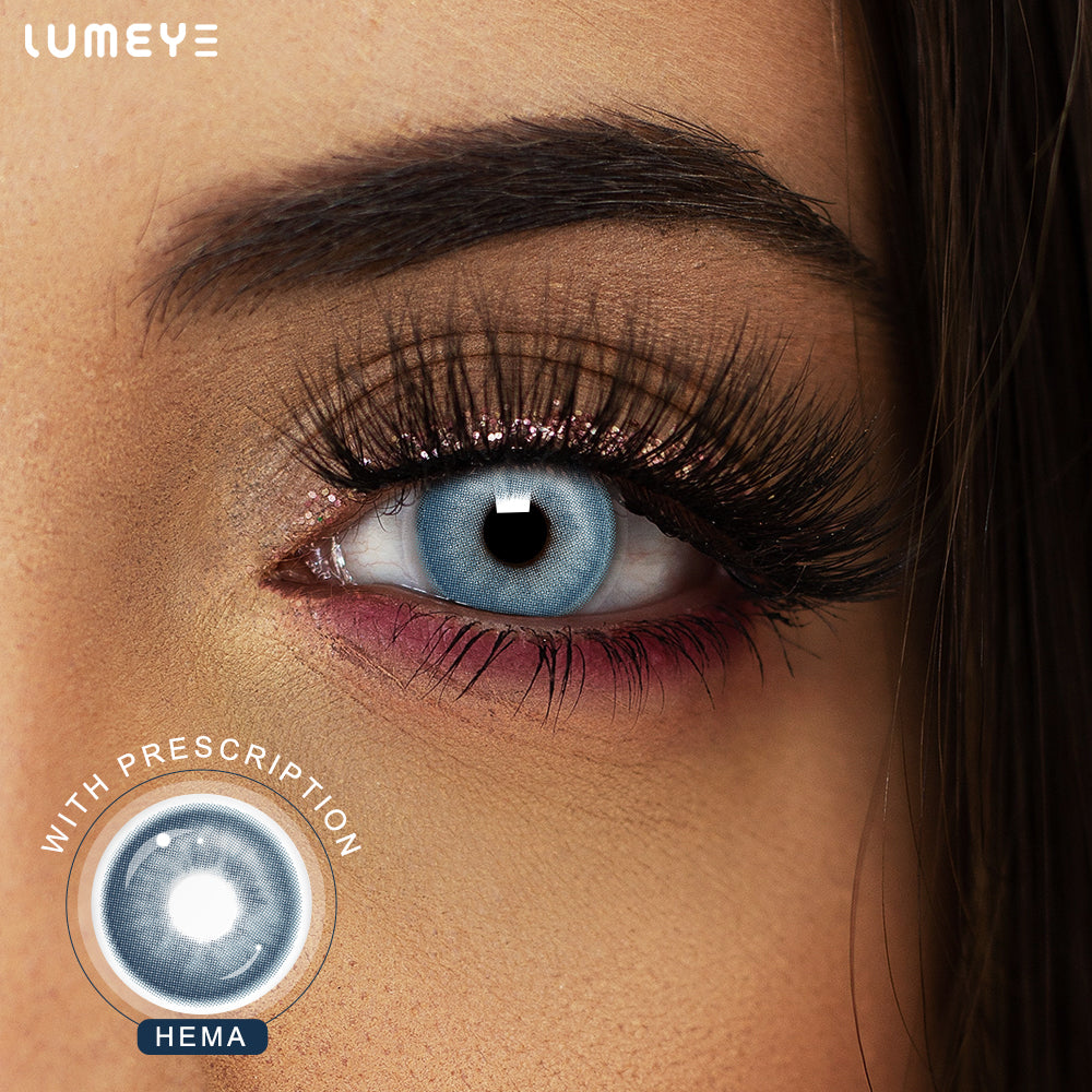 Best COLORED CONTACTS - LUMEYE Mystery Ocean Blue Colored Contact Lenses - LUMEYE