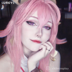 Best COLORED CONTACTS - LUMEYE Mystery Purple Colored Contact Lenses - LUMEYE