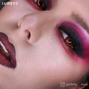 Best COLORED CONTACTS - LUMEYE Mystery Red Colored Contact Lenses - LUMEYE
